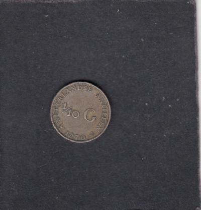 Beschrijving: 1/10 Gulden  